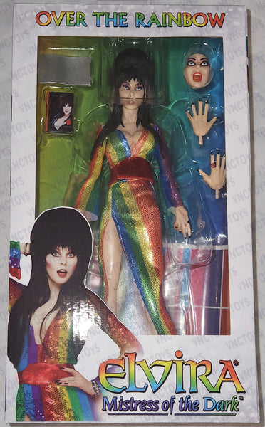 Elvira Mistress Of The Dark 8 Inch Over The Rainbow