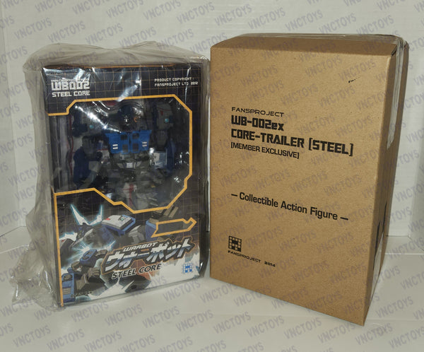 FansProject Exclusive Warbot Steel Core Trailer And Figure Transformers