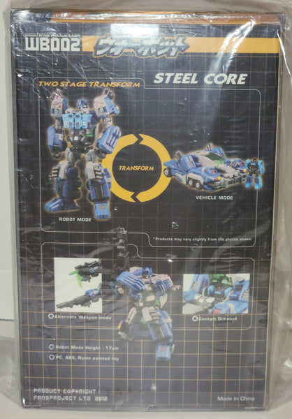 FansProject Exclusive Warbot Steel Core Trailer And Figure Transformers
