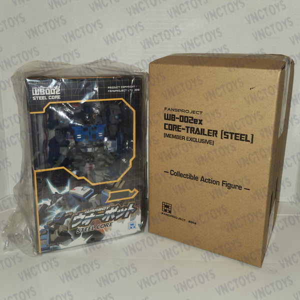 FansProject Exclusive Warbot Steel Core Trailer And Figure Transformers