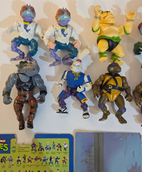 Teenage Mutant Ninja Turtles TMNT Vintage Soft Head Lot
