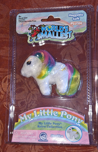 World's Smallest My Little Pony Plush Blossom Starshine Firefly Keychain
