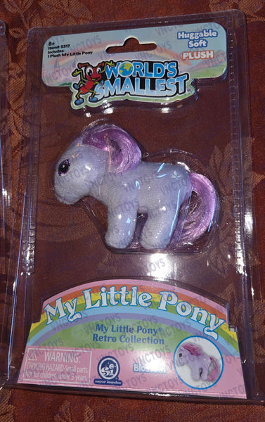 World's Smallest My Little Pony Plush Blossom Starshine Firefly Keychain