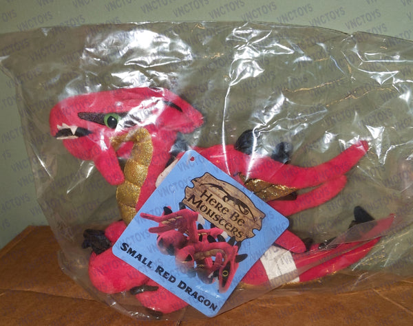 Here Be Monsters Mini Red Dragon Plush