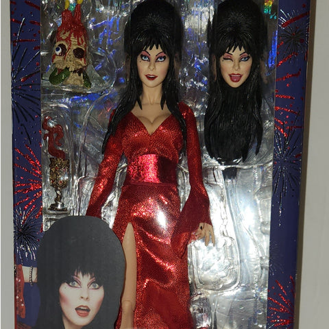 Elvira Mistress Of The Dark "Red, Fright and Boo" 8 Inch Action Figure