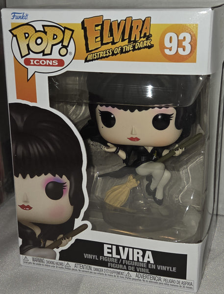 Elvira Mistress Of The Dark Broom Witch Halloween 2025
