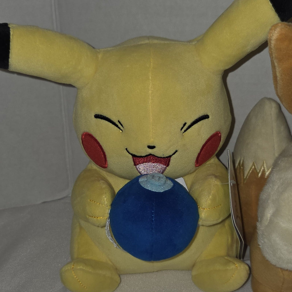 Pokemon 8 Inch Spring Plush Pikachu Oran Berry