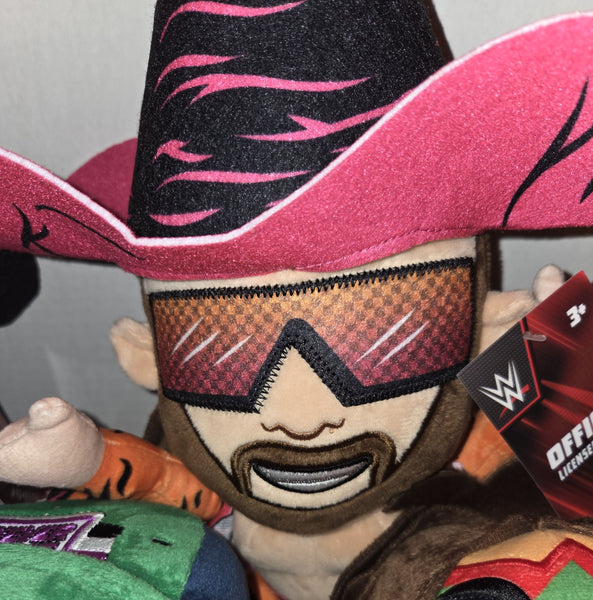 WWE Wrestling 9 Inch Plush Undertaker Macho Man Hogan