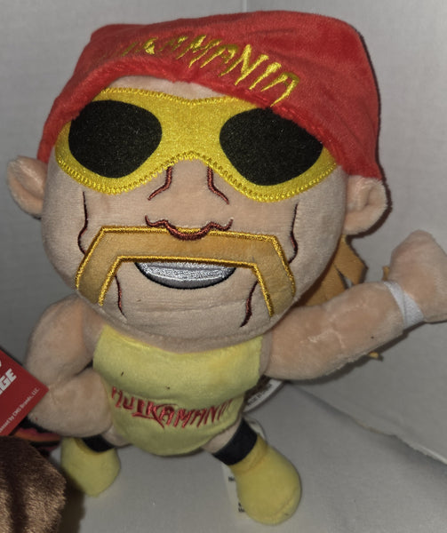 WWE Wrestling 9 Inch Plush Undertaker Macho Man Hogan