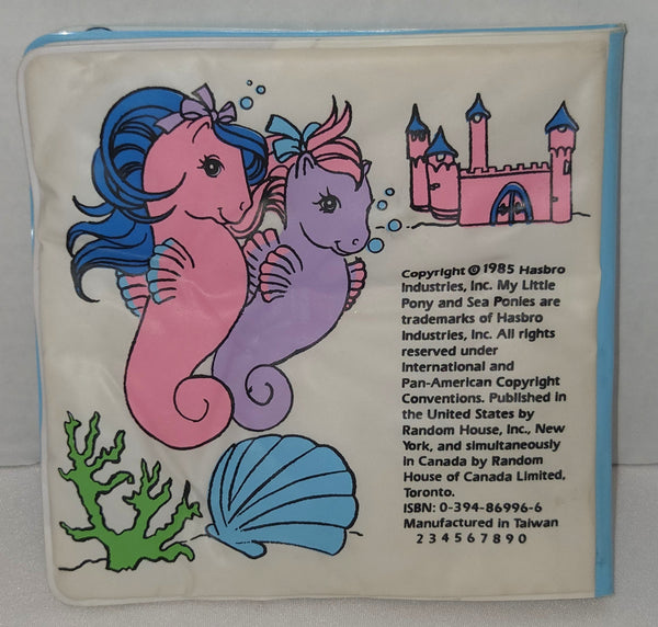 Sea Pony Bath Book My Little Pony Vintage Used