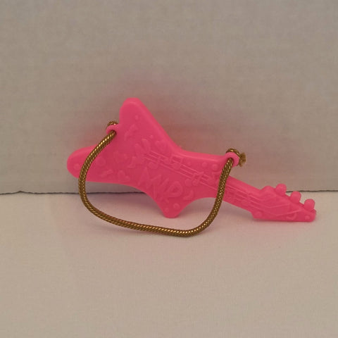 Hot Pink Rockin Beat Guitar Brush My Little Pony Vintage Used