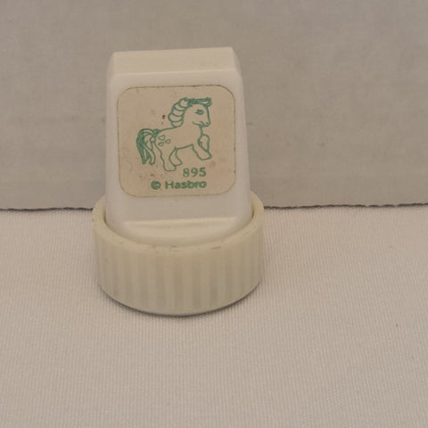 Small White Ink Stamp My Little Pony Vintage Used