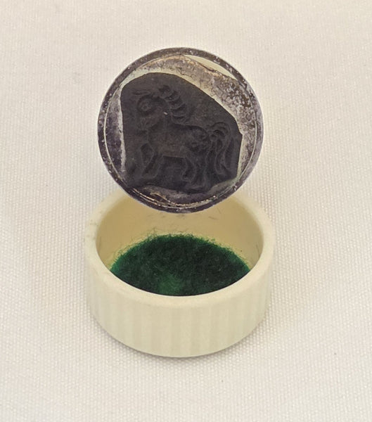 Small White Ink Stamp My Little Pony Vintage Used