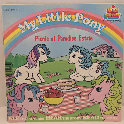 Picnic At Paradise Estate Book My Little Pony Vintage Used