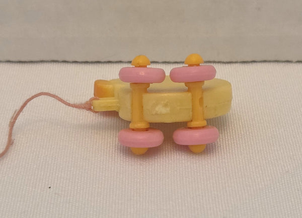 Baby Duck Toy Pink Wheels My Little Pony Vintage Used