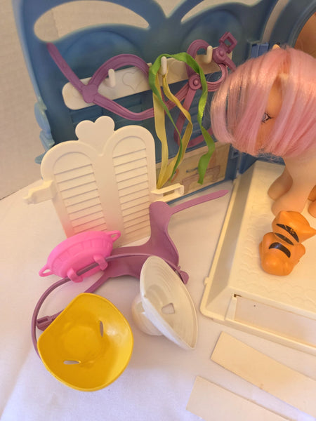 Pretty Parlor With Peachy Twinkles My Little Pony Vintage Used