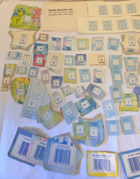 Hasbro Special Mailed Out Pony Points My Little Pony Vintage Used