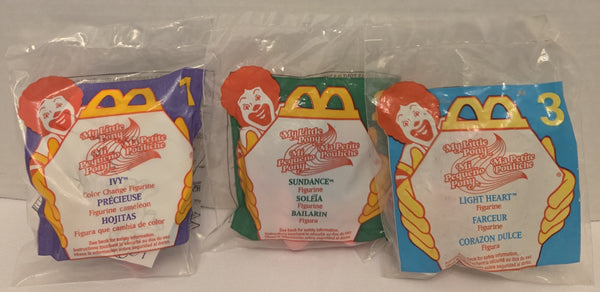 My Little Pony Vintage G2 McDonald's Minis Ivy Sundance Light Heart Used