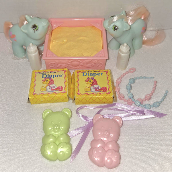 Baby Jabber Jebber Newborn Twins My Little Pony Vintage Used