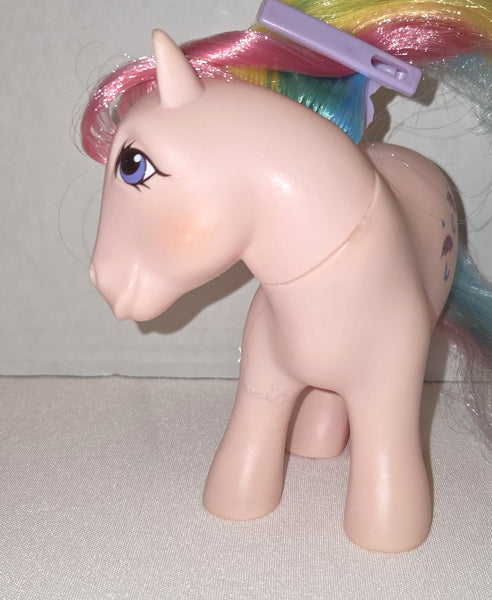 Parasol Rainbow Pony My Little Pony Vintage Used