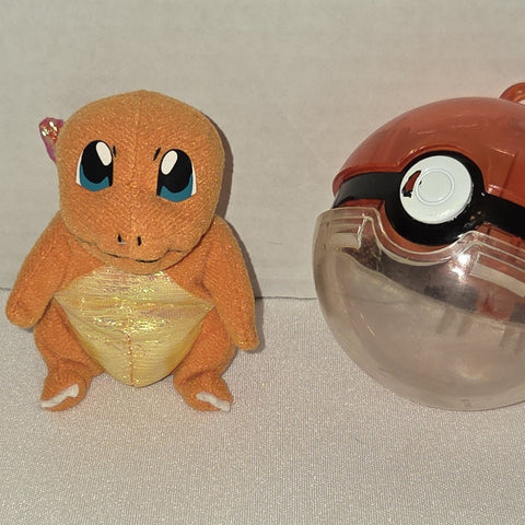 Charmander Ball Applause Plush Vintage Pokemon Used