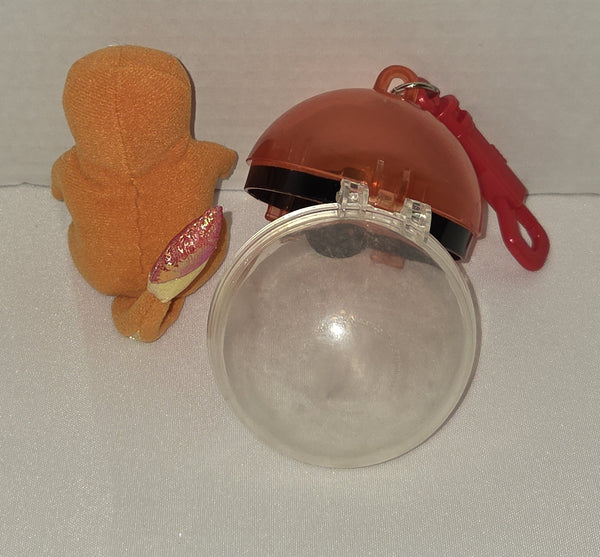 Charmander Ball Applause Plush Vintage Pokemon Used