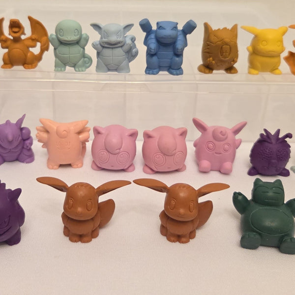 Pokemon Erasers 1999 Vintage Used