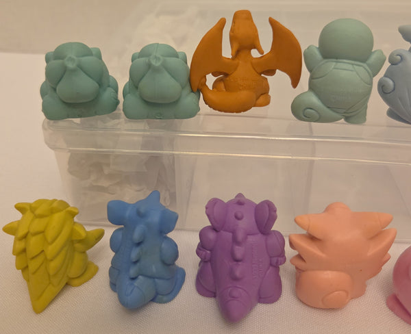 Pokemon Erasers 1999 Vintage Used