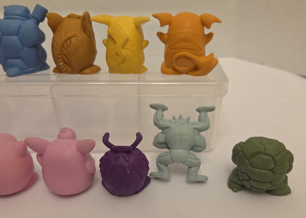 Pokemon Erasers 1999 Vintage Used
