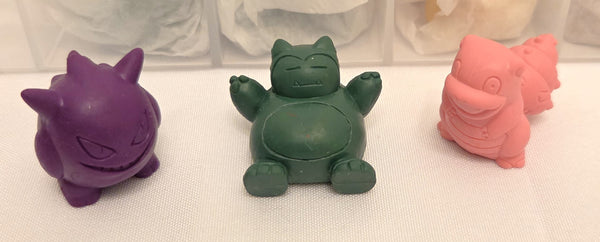 Pokemon Erasers 1999 Vintage Used