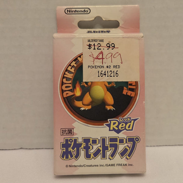 Pokemon Playing Cards Charizard Red 1998 Vintage Used