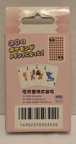 Pokemon Playing Cards Charizard Red 1998 Vintage Used