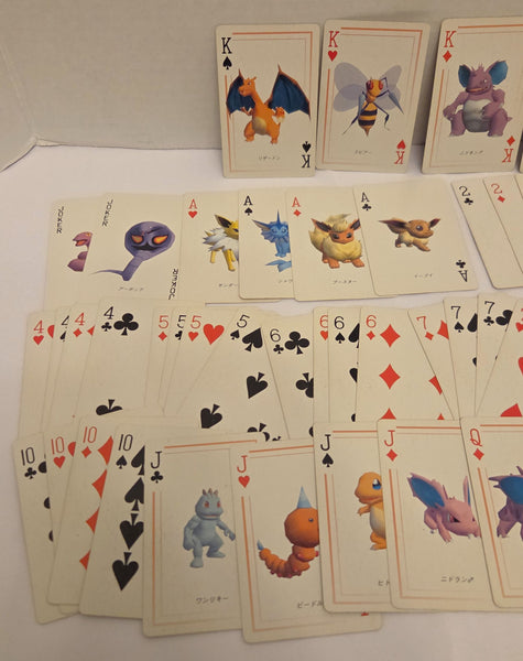 Pokemon Playing Cards Charizard Red 1998 Vintage Used