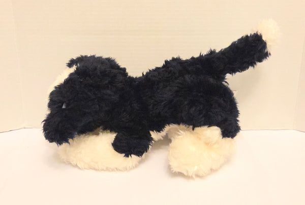 Gund Tagger #5363 Black White Border Collie Plush Used