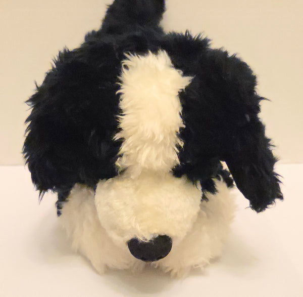Gund Tagger #5363 Black White Border Collie Plush Used