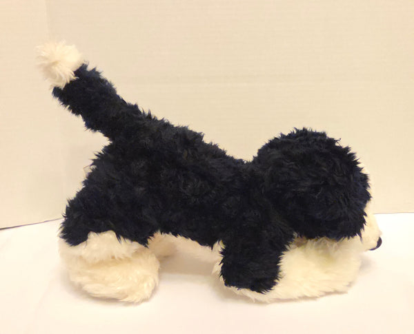 Gund Tagger #5363 Black White Border Collie Plush Used