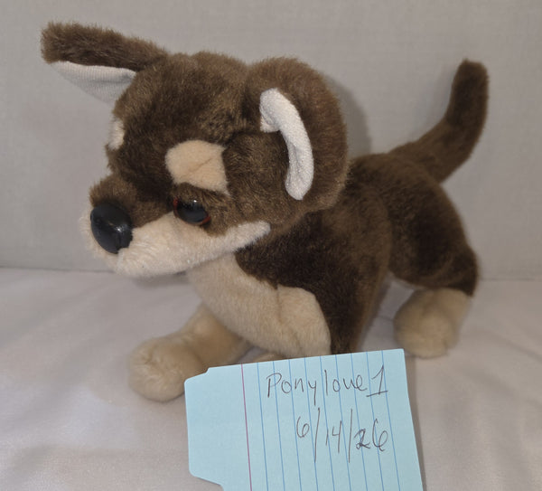 Douglas Cuddle Toy Paco Brown Chihuahua #1957 Rare Damage