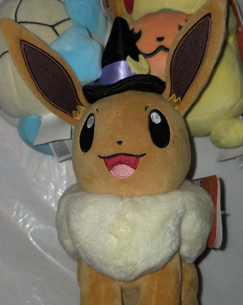 Pokemon 8 Inch Halloween Pikachu Eeve Squirtle Plush