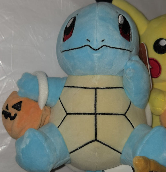 Pokemon 8 Inch Halloween Pikachu Eeve Squirtle Plush