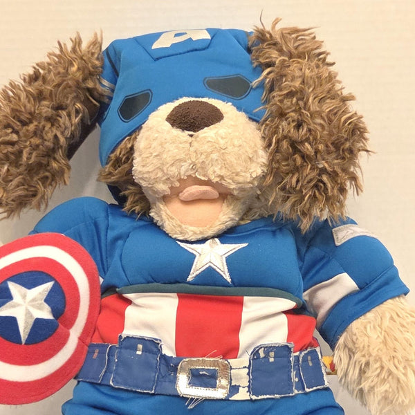 Build A Bear Captain America Dog Plush