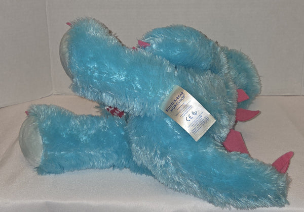 Build A Bear Dinosaur Stegosaurus Blue and Pink Plush