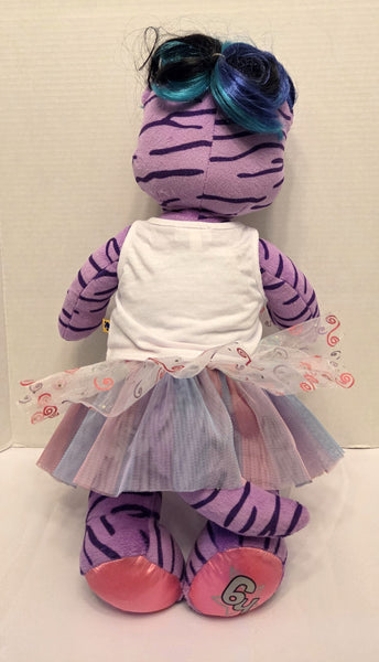 Build A Bear Honey Girls Teegan Teal Hair Plush