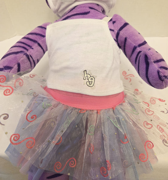 Build A Bear Honey Girls Teegan Teal Hair Plush