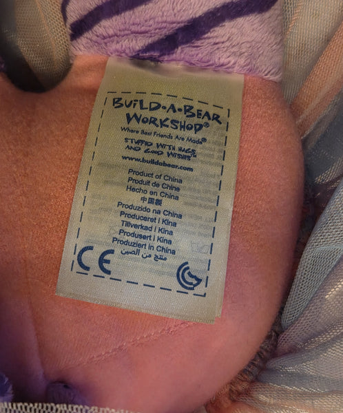 Build A Bear Honey Girls Teegan Teal Hair Plush