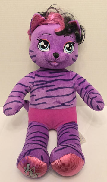Build A Bear Honey Girls Teegan Pink Hair Plush