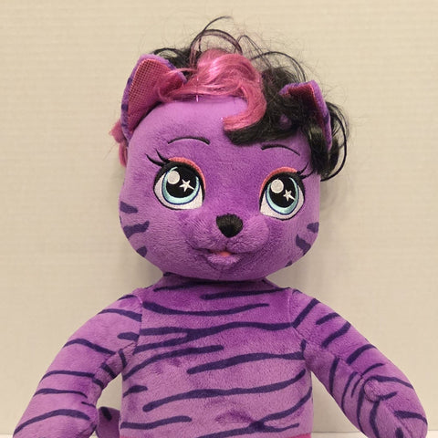 Build A Bear Honey Girls Teegan Pink Hair Plush