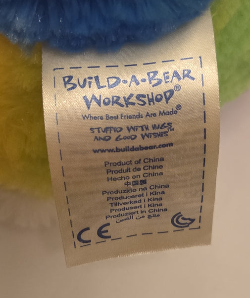 Build A Bear Rainbow Splatter Tie Dye Plush