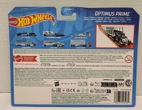 Transformers Hot Wheels Optimus Prime Die-Cast 1:64