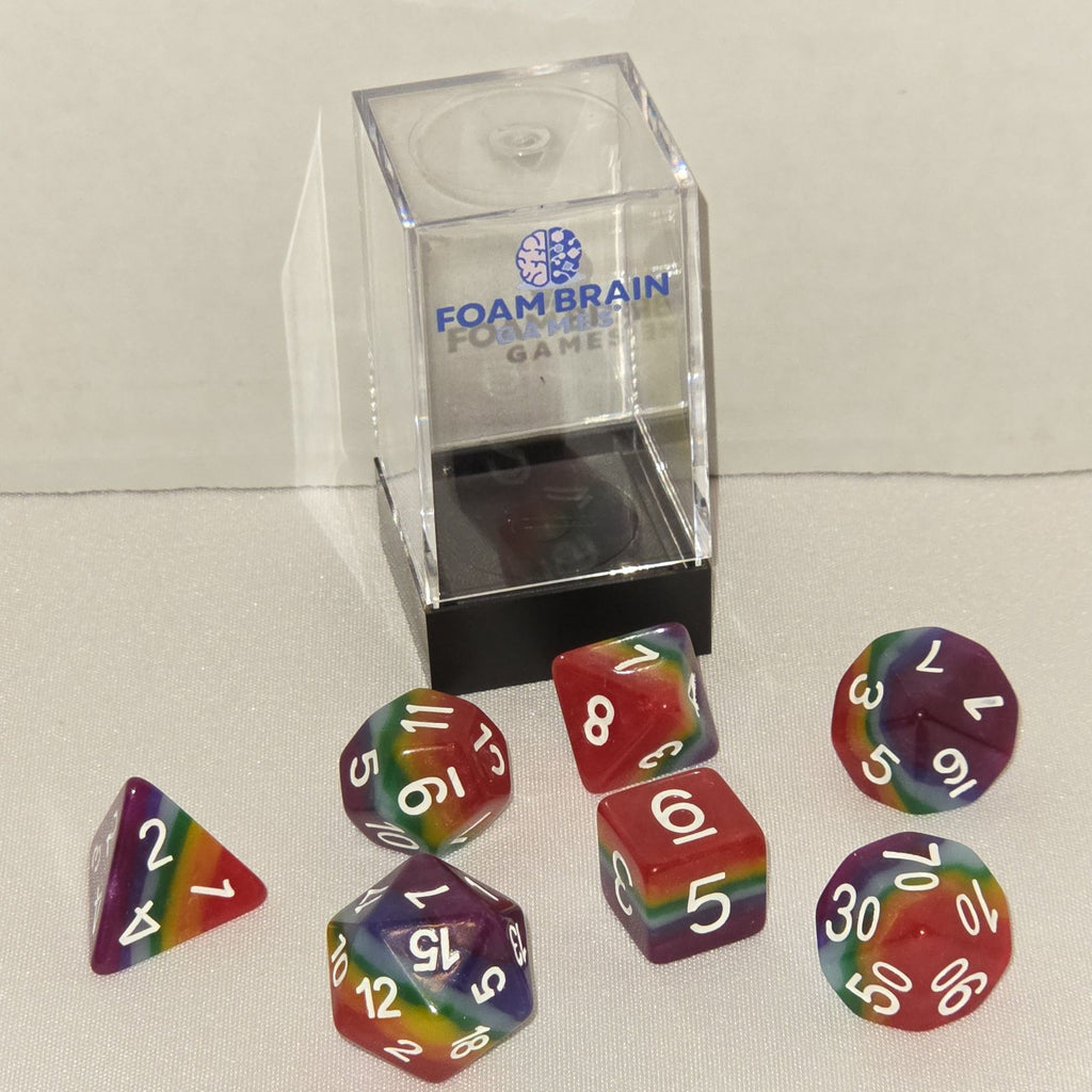 Rainbow RPG Dice Set