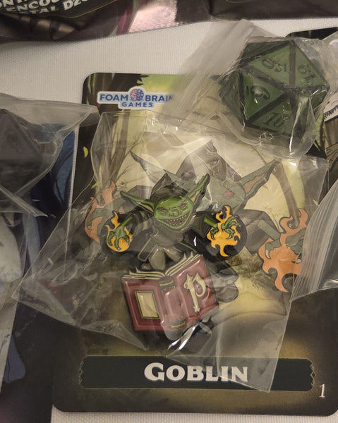 Pathfinder Lost Tome Mystery Loot Metal Figure And D20
